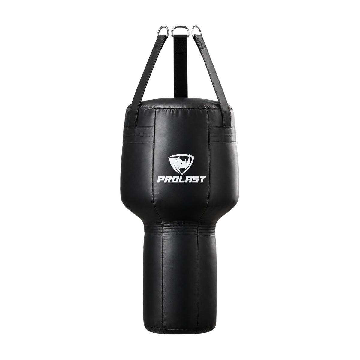 PROLAST all black angle heavy bag, front
