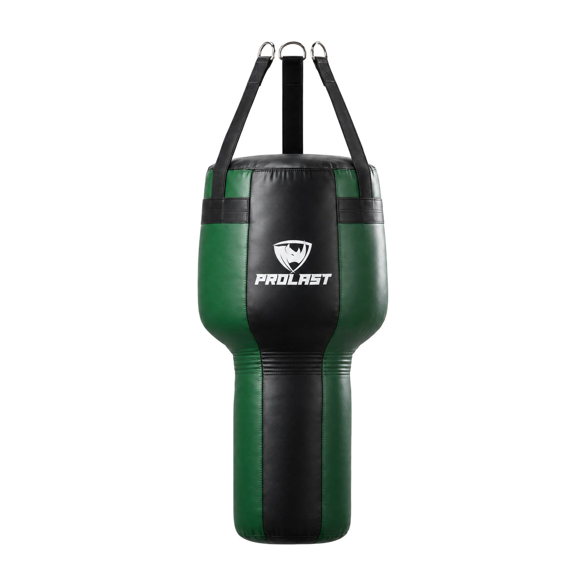 PROLAST black and green angle heavy bag, front