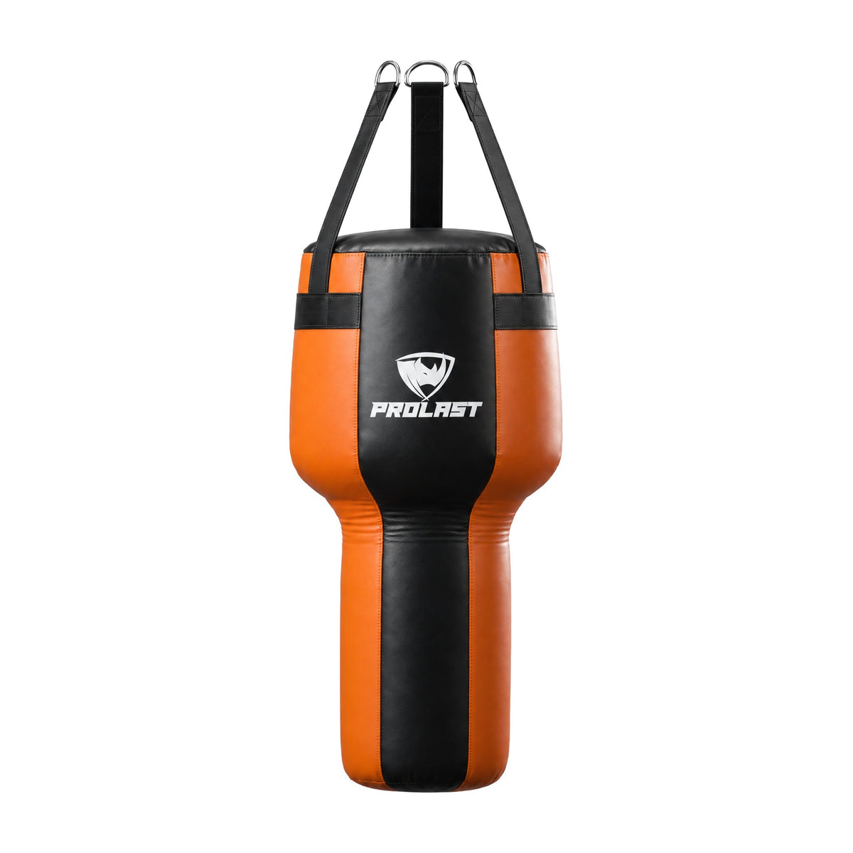 PROLAST black and orange angle heavy bag, front