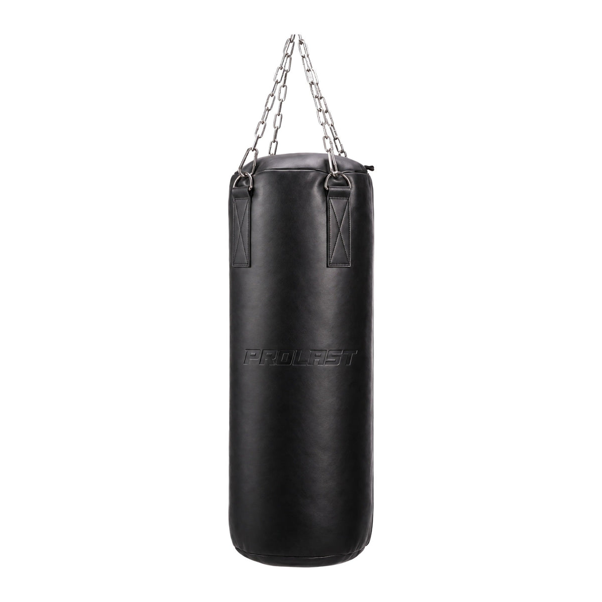 PROLAST Black Leather Heavy Bag, front