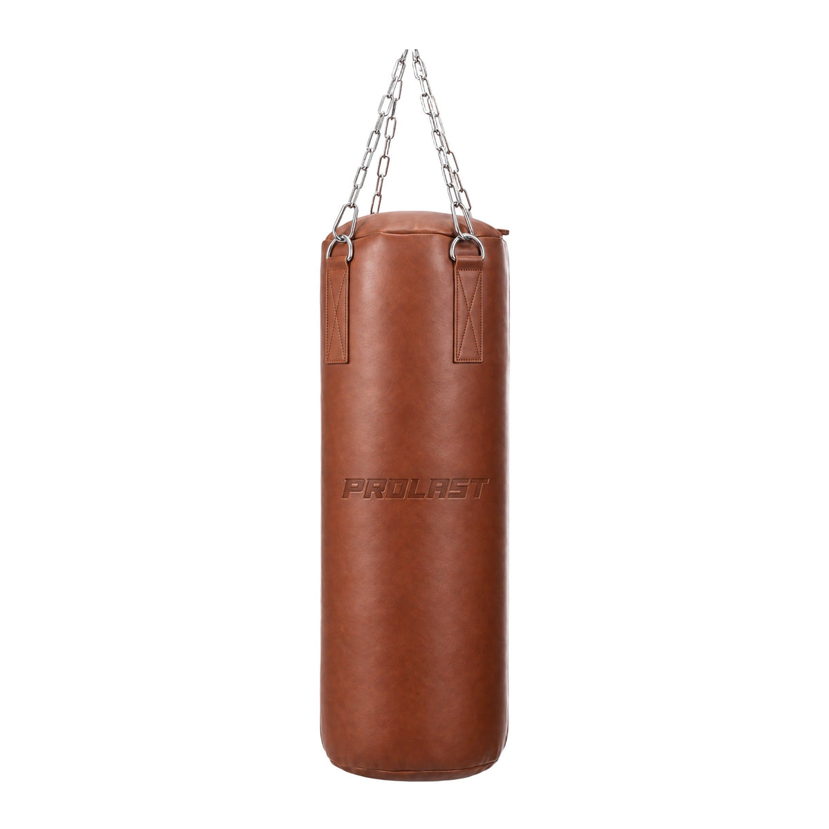 PROLAST Seamless Saddle Brown Leather Heavy Bag, front