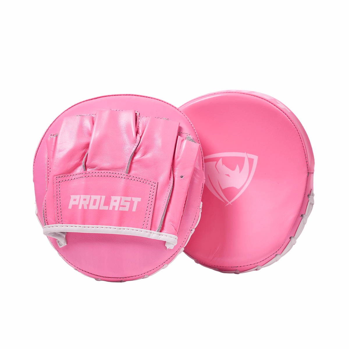 PROLAST speed mitts in pink, pair with the hand pocket and PROLAST label in front and the rhino logo face behind