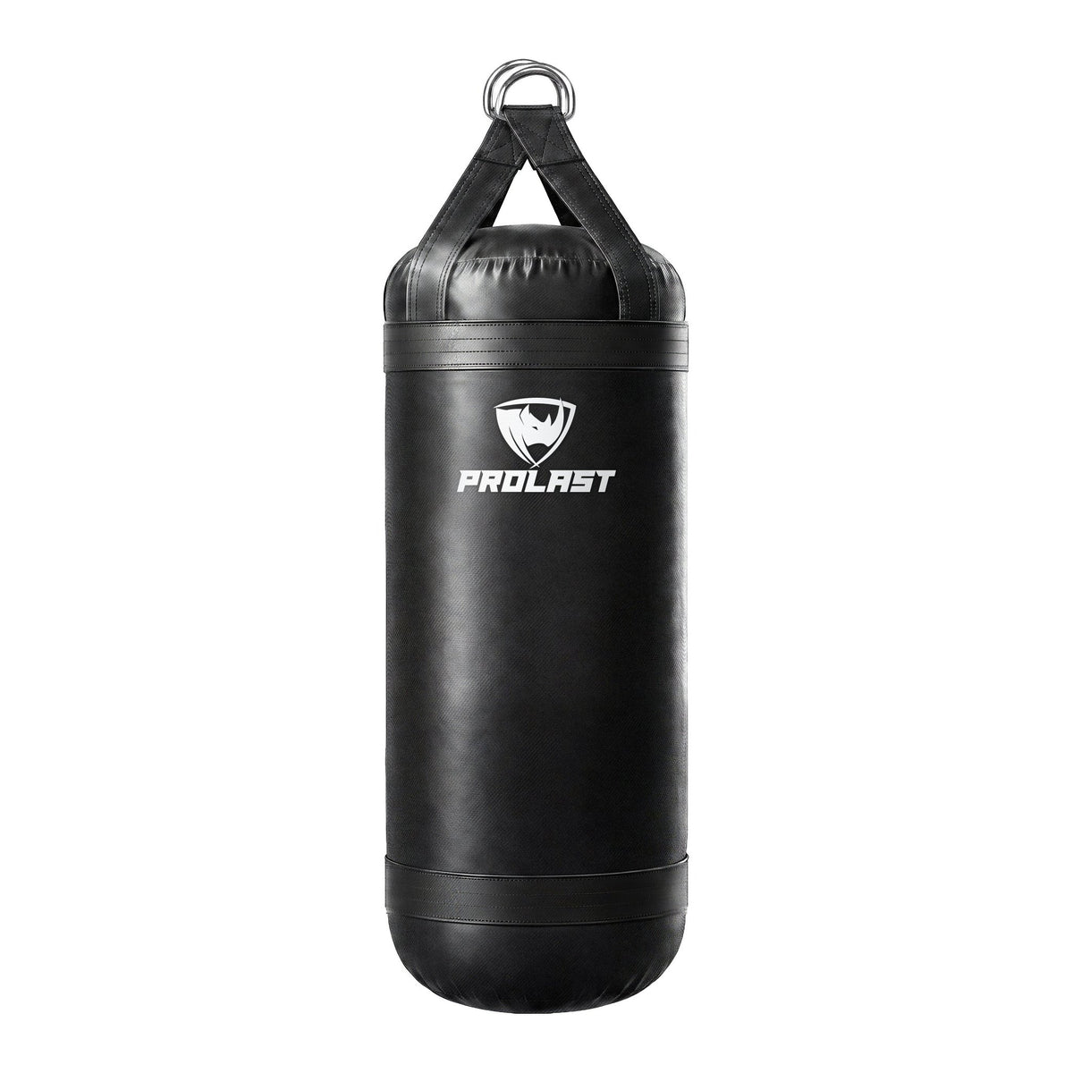 PROLAST 4 ft XL 135 lb stock heavy bag, black, front view with the PROLAST logo