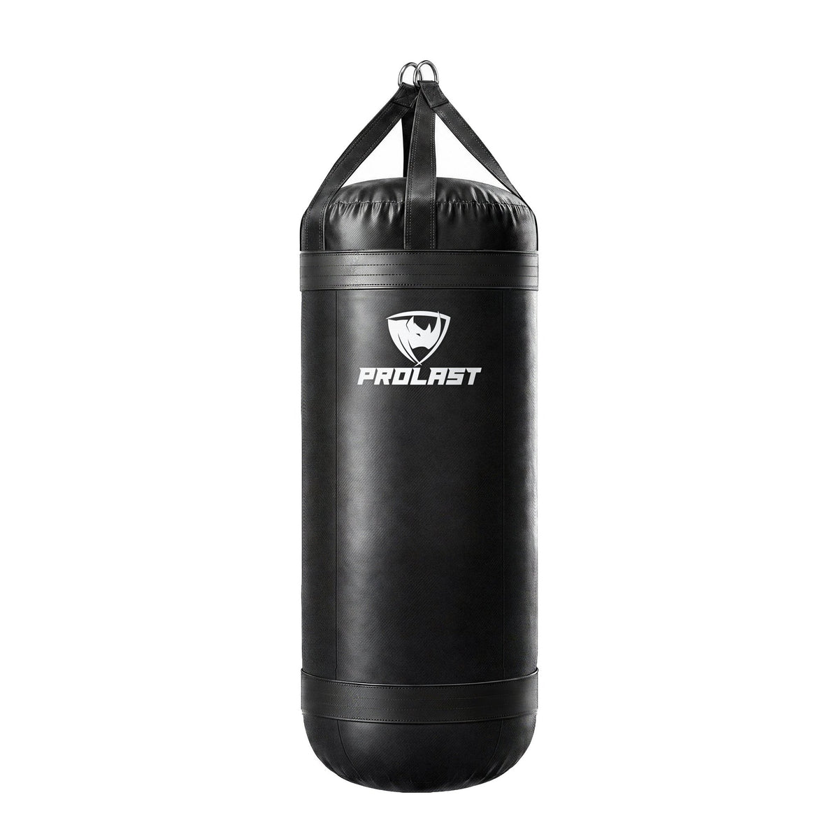 PROLAST 4 ft XL 150 lb stock heavy bag, black, front view with the PROLAST logo