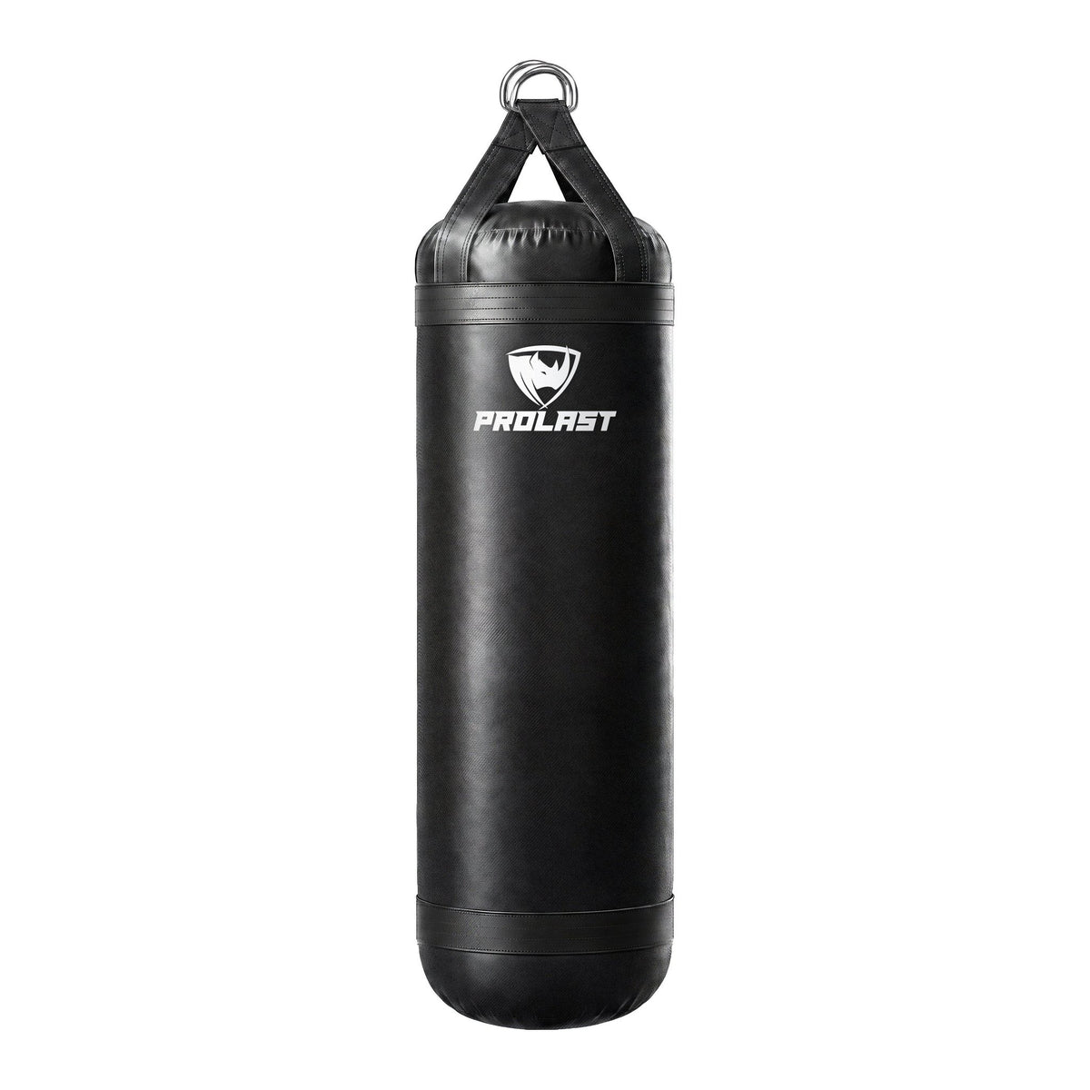 PROLAST 5 ft XL 200 lb stock heavy bag, black, front view with the PROLAST logo