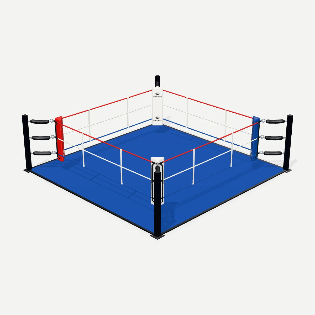 PROLAST custom boxing ring, 12 × 12, Floor level