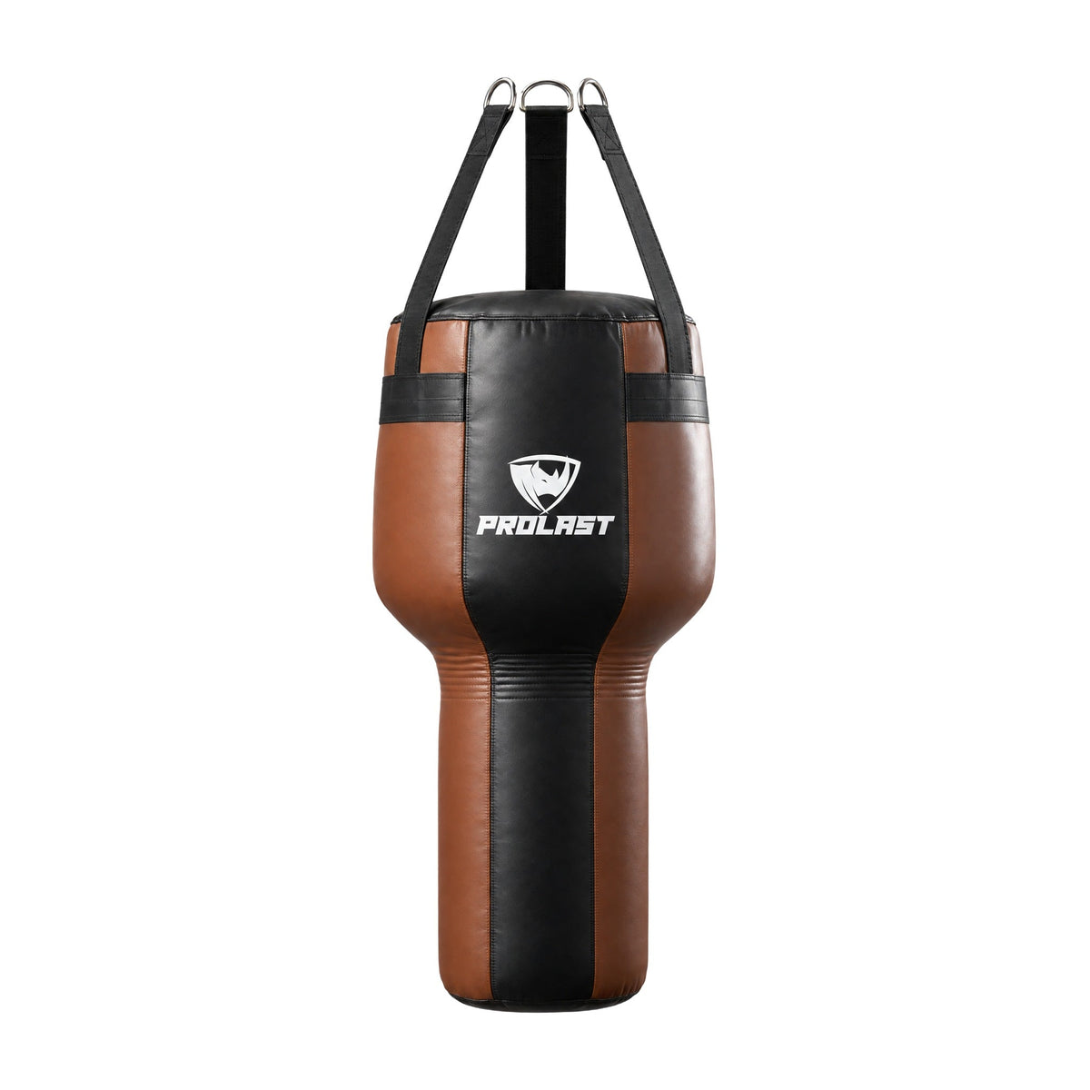 PROLAST black and brown angle heavy bag, front