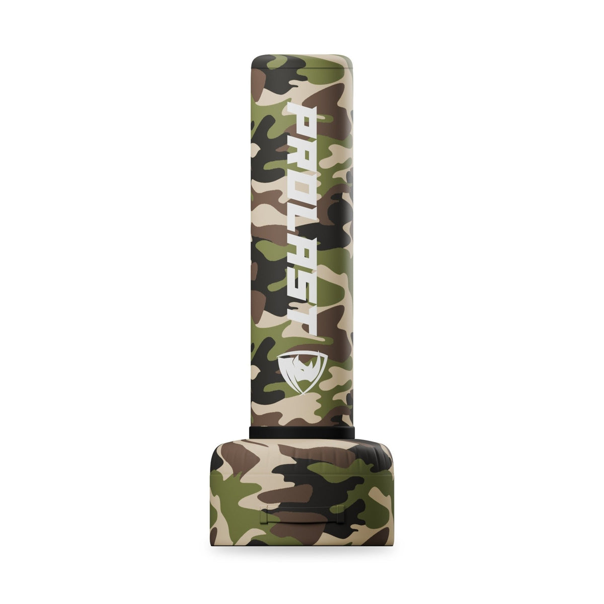 PROLAST 4 ft freestanding punching bag in camo, front view