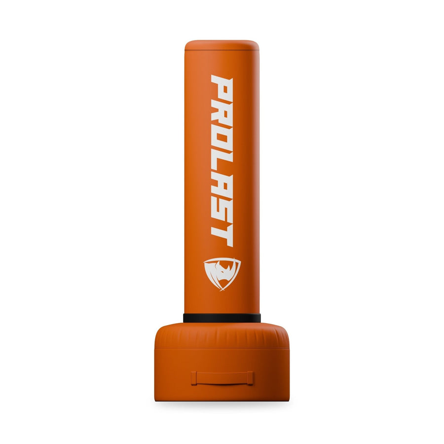 PROLAST 4 ft freestanding punching bag in orange, front view