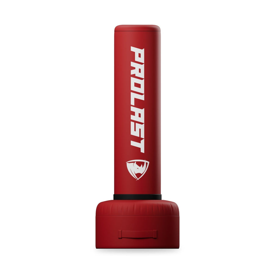 PROLAST 4 ft freestanding punching bag in red, front view