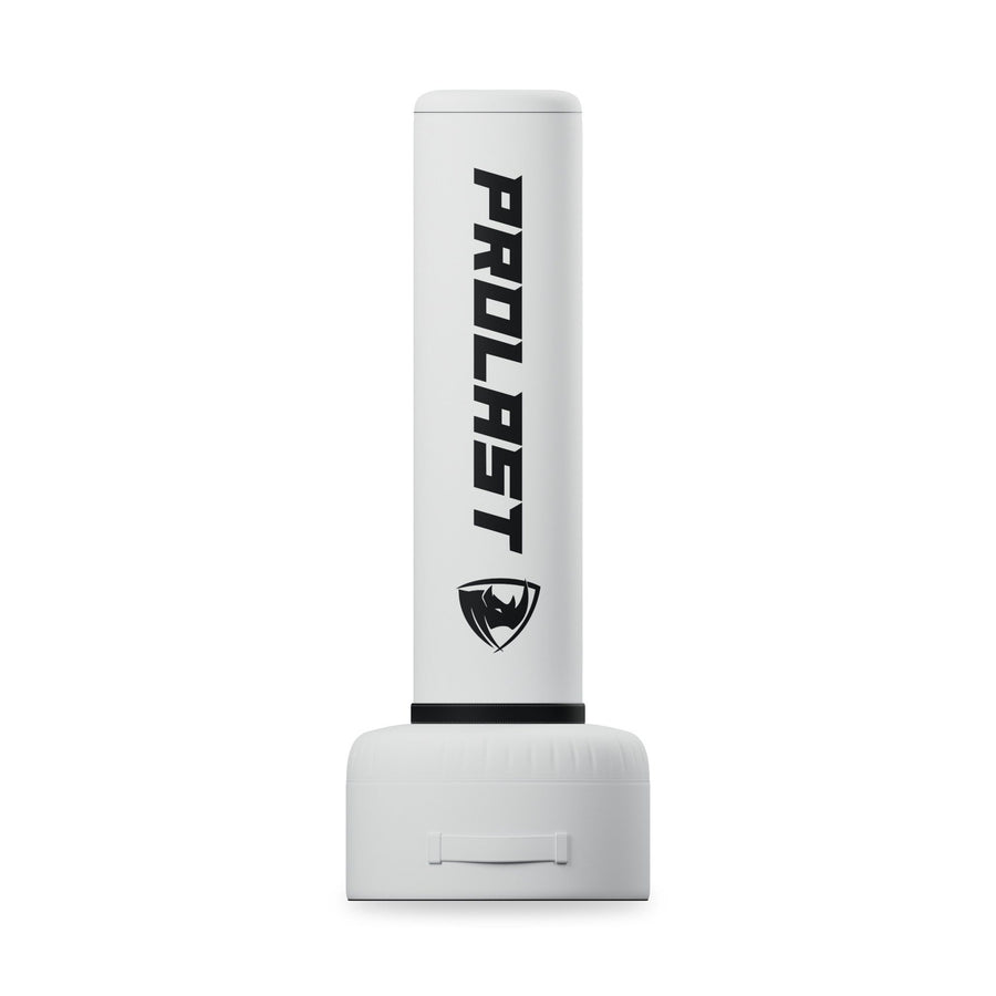 PROLAST 4 ft freestanding punching bag in white, front view