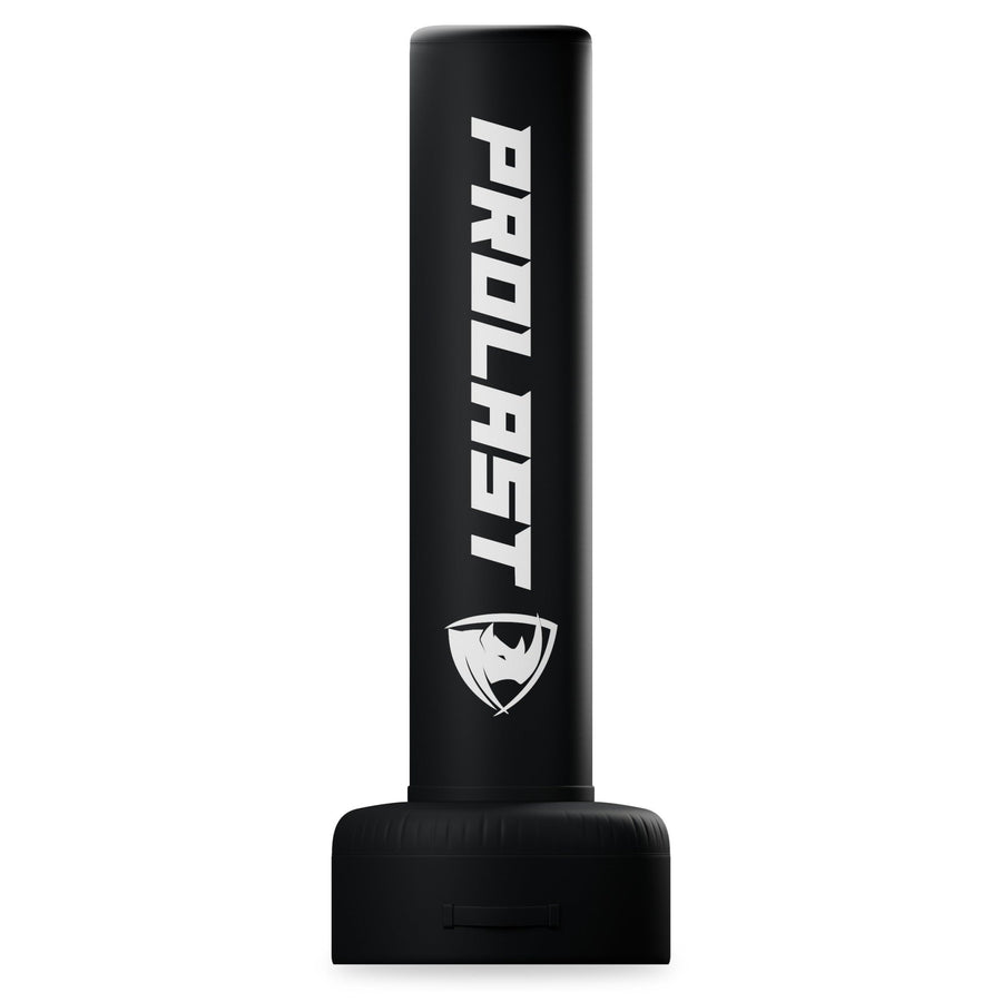 PROLAST 6 ft freestanding punching bag in black, front view