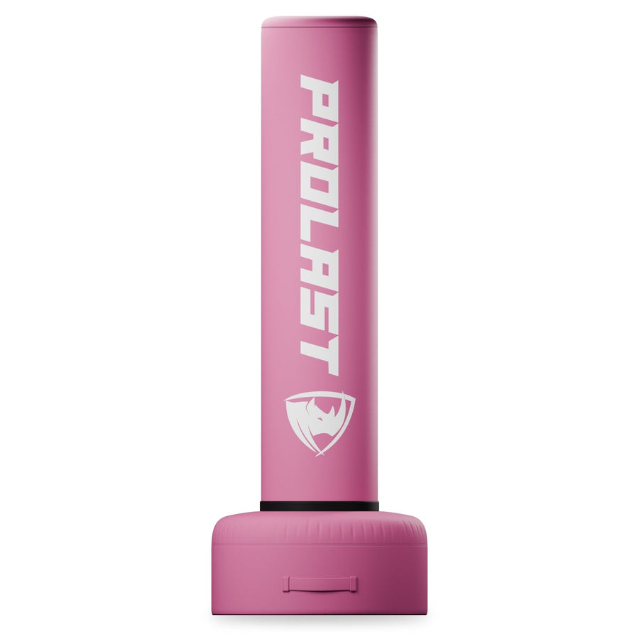 PROLAST 6 ft freestanding punching bag in pink, front view