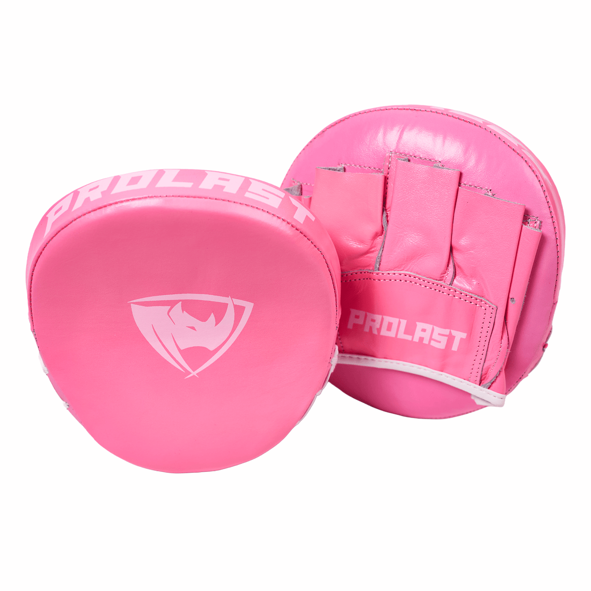 PROLAST speed mitts in pink, pair with PROLAST printed along the top edge of the face and the hand pocket behind