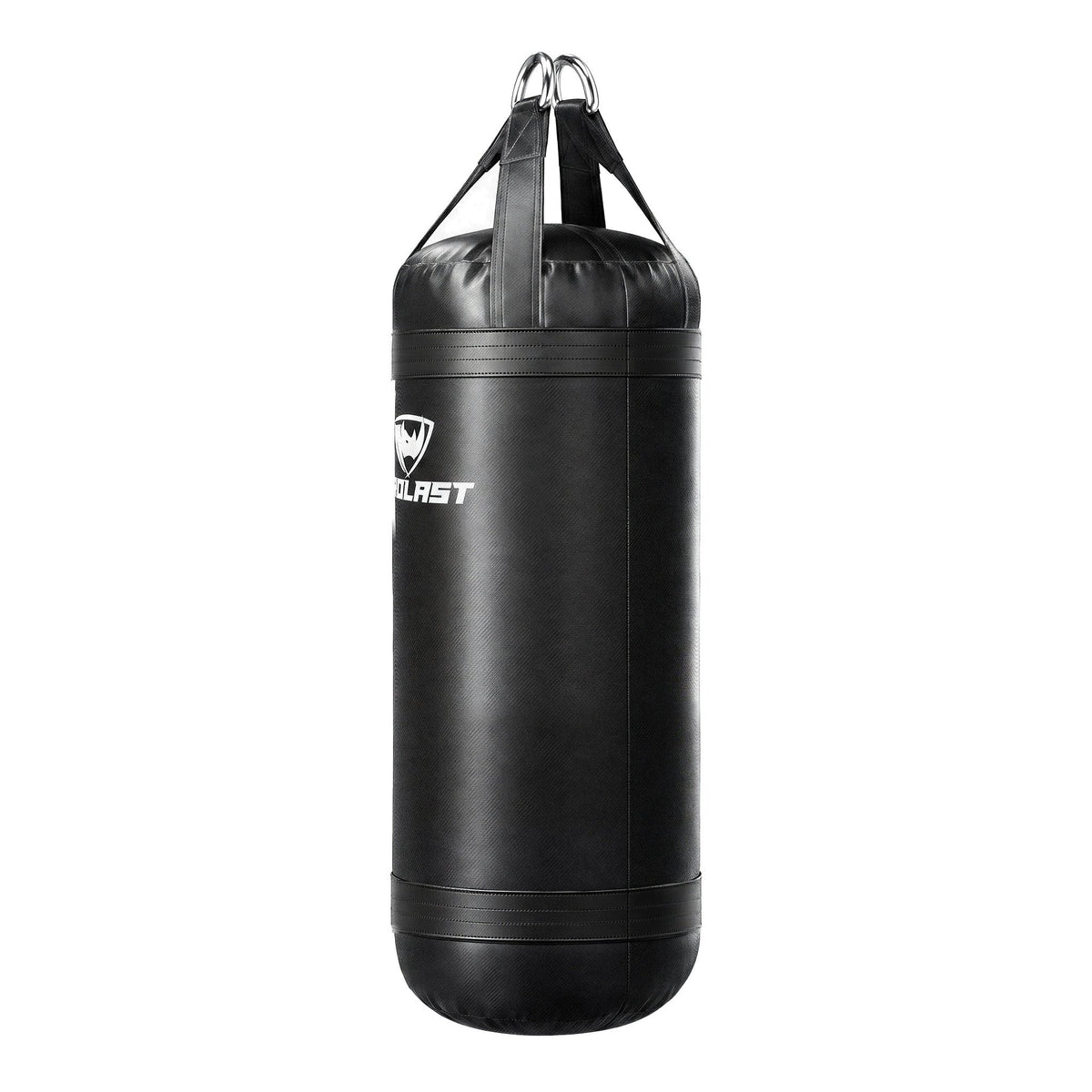 PROLAST 4 ft XL 135 lb stock heavy bag, black, side view