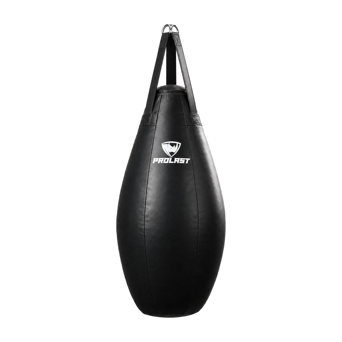 PROLAST all black teardrop heavy bag, front