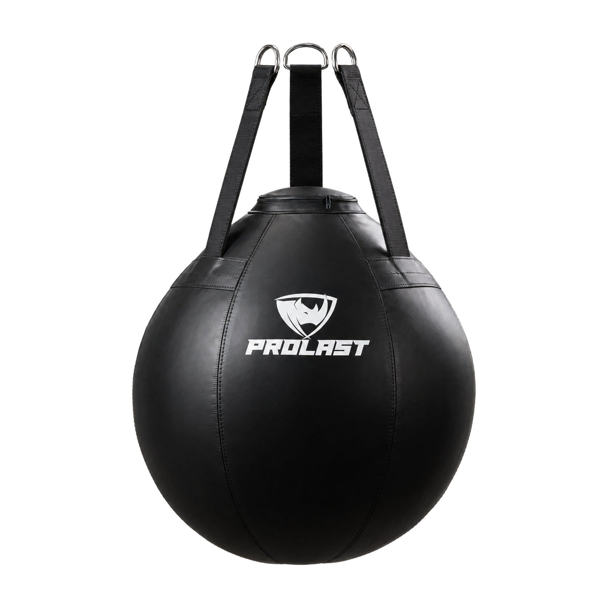 PROLAST all black wrecking ball heavy bag, front