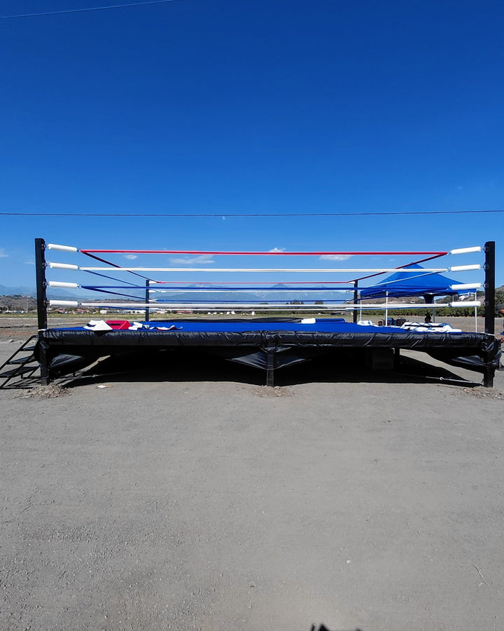 Boxing ring, outdoors