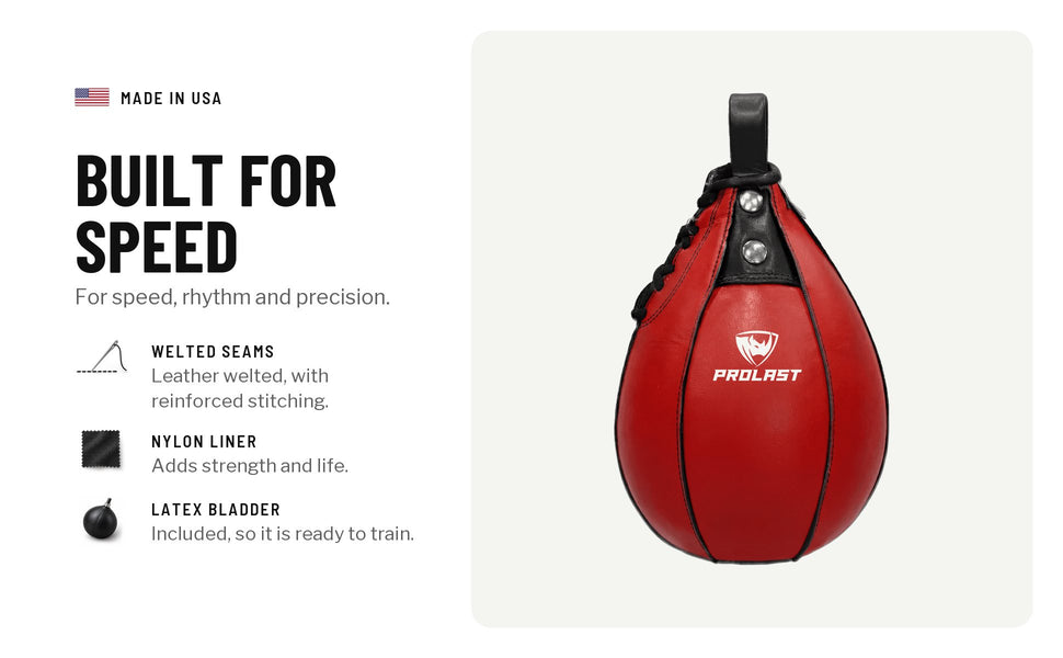 Built for speed, rhythm and precision: leather welted seams with reinforced stitching, a nylon liner, a latex bladder included