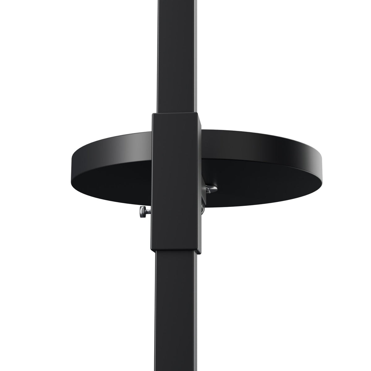 Close-up: the speed bag platform on its collar, with the speed bag swivel underneath. The platform and swivel are included; speed bag not included